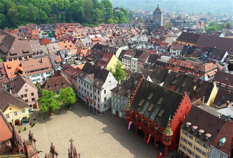 Weather near freiburg im breisgau: Munsterplatz And Freiburg Old Town, Germany Stock Photo ...