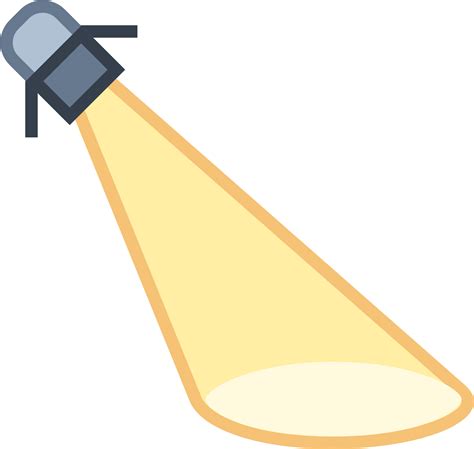 Spotlight Light Icon Illustration Clipart Large Size Png Image Pikpng