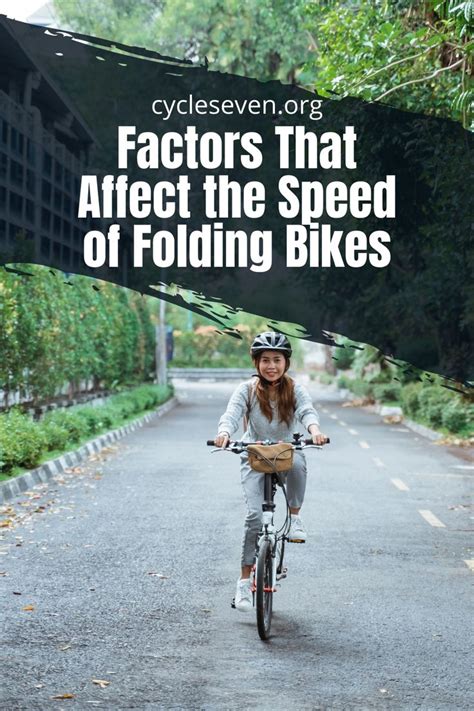 Factors That Affect The Speed Of Folding Bikes