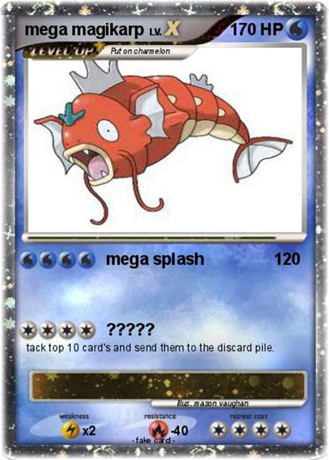 Pokémon Mega Magikarp 8 8 Mega Splash My Pokemon Card