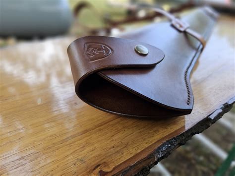 Leather Gun Scabbard For 30 30 Marlin 336 Lever Action Rifle — Nyuk
