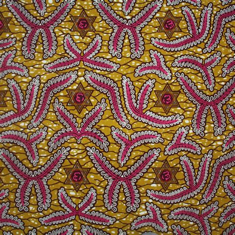 Mustard And Pink Ankara Urbanstax African Print Fabric African