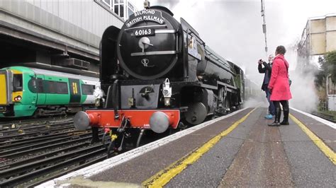 A rare tornado hit london in the united kingdom yesterday. 60163 Tornado Leaving London Victoria on 1Z82 - YouTube
