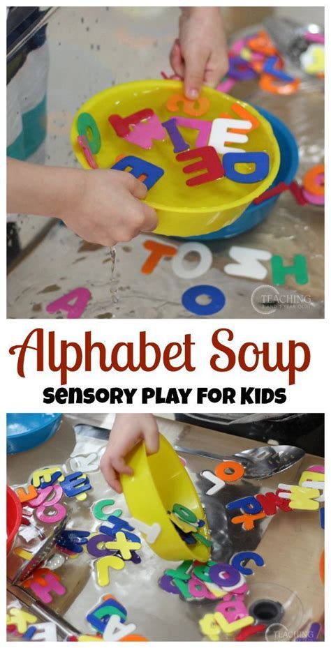 Toddler Learning With Alphabet Sensory Play Alphabet Preschool