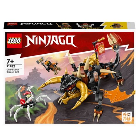 lego ninjago 71782 cole s earth dragon evo ninja action toy smyths toys uk