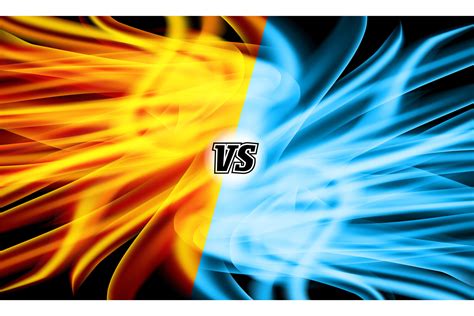 Versus Vector. VS Letters. Flame Fight Background Design. Competition ...