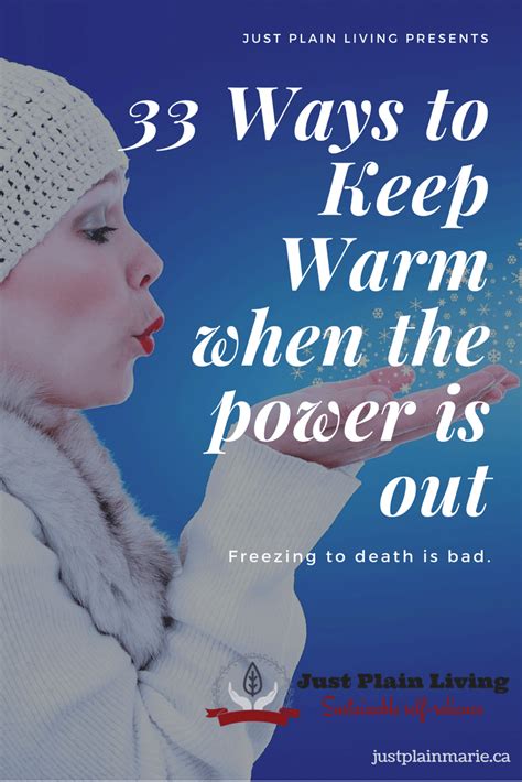 33 Ways To Keep Warm Without Power Keep Warm Alternative Heating