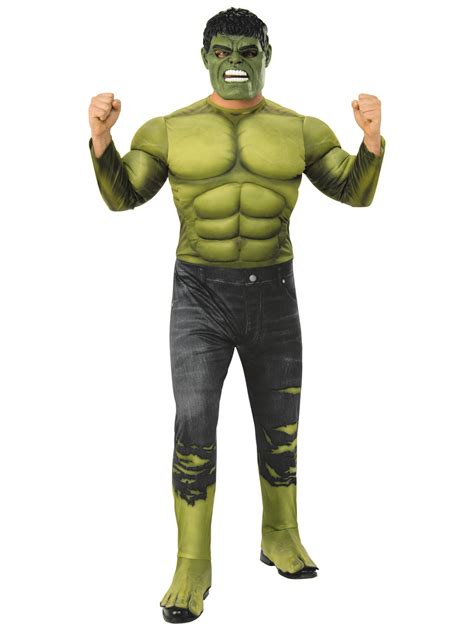 Marvel Avengers Infinity War Deluxe Mens Hulk Costume