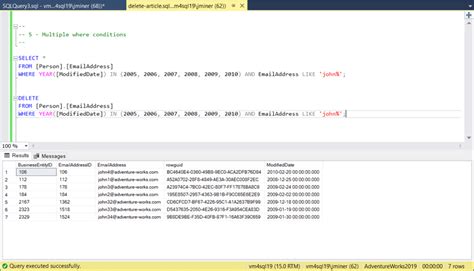 Learn The Delete Sql Command