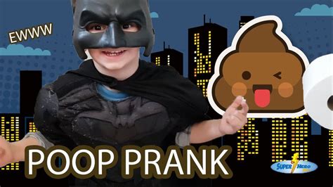 Poop Prank On My Brother Batman Slime Prank Youtube