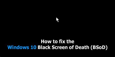 How To Fix Black Screen In Windows 10 Gameimperiadiscovery