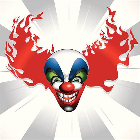 Top 60 Crazy Clown Clip Art Vector Graphics And Illustrations Istock