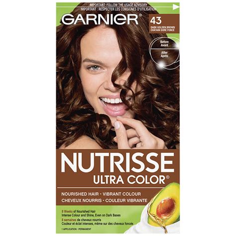 Garnier Color Naturals 43 Golden Brown Hair Color Images And Photos