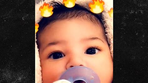 Kylie Jenner Shares First Close Up Shot Of Stormi