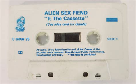 Alien Sex Fiend It The Cassette Maximum Security 1986 Cassette
