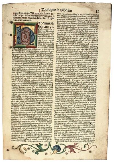 Biblia Biblia Latina Cum Postillis Nicolai De Lyra Et Additionibus