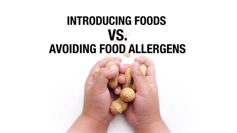 Approximately 65% of children will outgrow it by age 12. Introducing Foods vs Avoiding Foods Allergens - YouTube