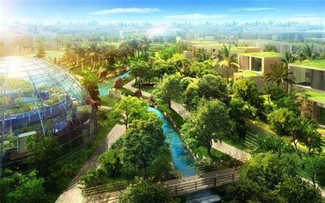 Future Sustainable City Eco City Sustainable City City Design