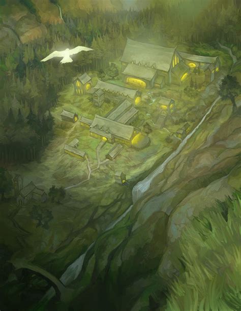 Rivendell By Jonhodgson On Deviantart Fantasy Landscape Fantasy