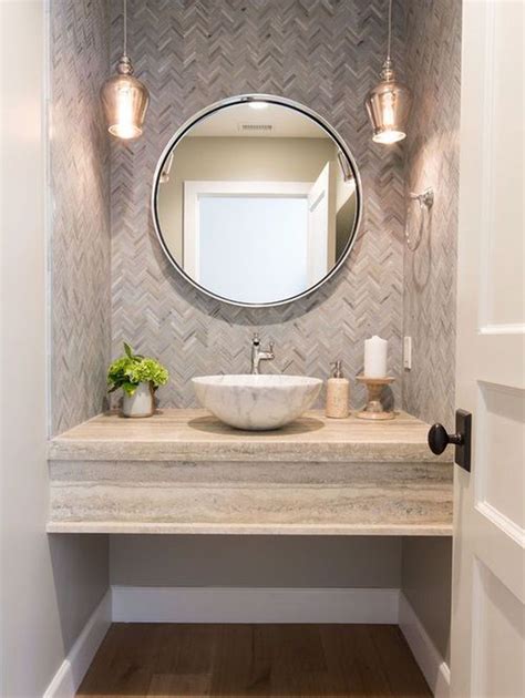 Stunning Powder Room Remodeling Ideas On A Budget House B Bathroom Wallpaper Modern Luxury