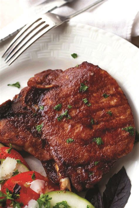 Stuffed grilled pork chops recipe. Hearty 5 star oven baked pork chops search and share the ...