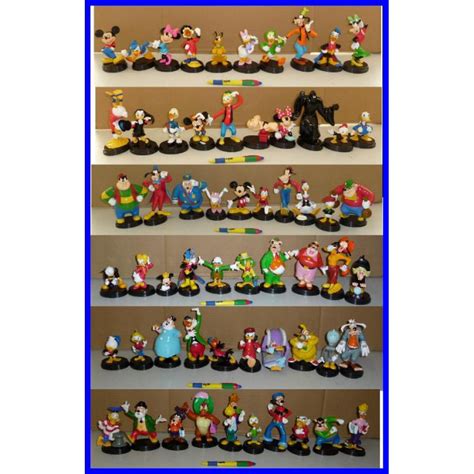 Rarissima Serie Completa 60 Figure Statuette Disney Collection Prima