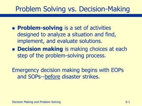 Ppt Problem Solving Vs Decision Making Powerpoint Presentation Free