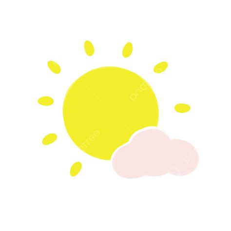 Hand Drawn Sun Png Transparent Hand Drawn Cartoon Sun Clouds Hand