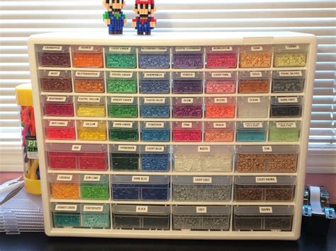 Pearler Beads That Are You Organized Perler Beads Bead Storage Bead