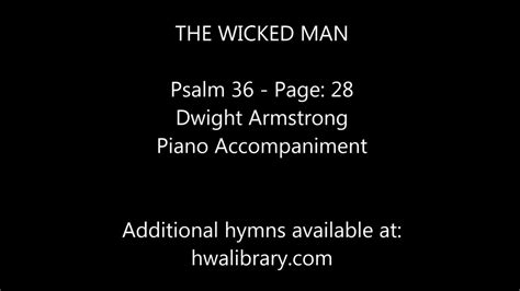 The Wicked Man Dwight Armstrong Youtube