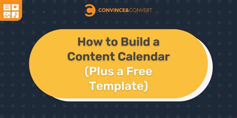 How To Build A Content Calendar Plus A Free Template Learn To Copywrite