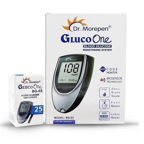 Dr Morepen Gluco One Bg Glucometer Test Strips Dotrx