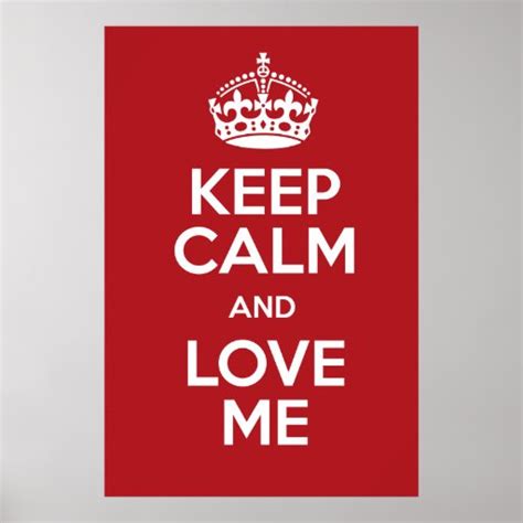 Keep Calm Poster Zazzle