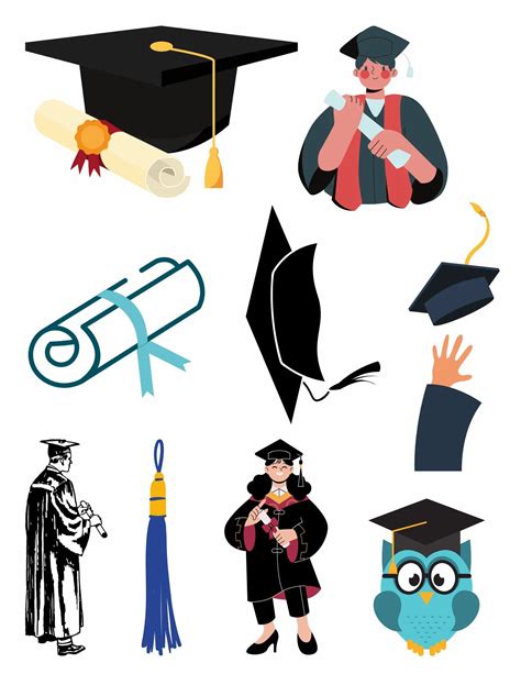 Free Graduation Clip Art Try It Like It Create It In 2021