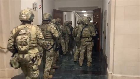 Fbi Swat Team In Capitol Complex