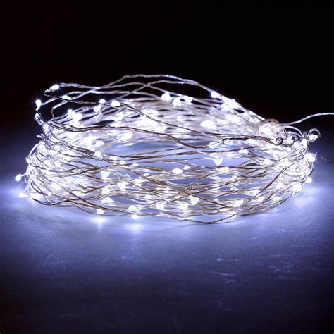 200 Silver Wire With Cool White Led Outdoor Lighting Touch Of Modern