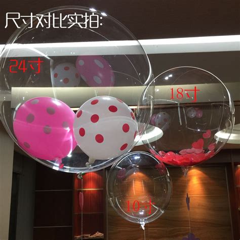 10 18 24 36 Inch Giant Wedding Party Decoration Tpu Transparent