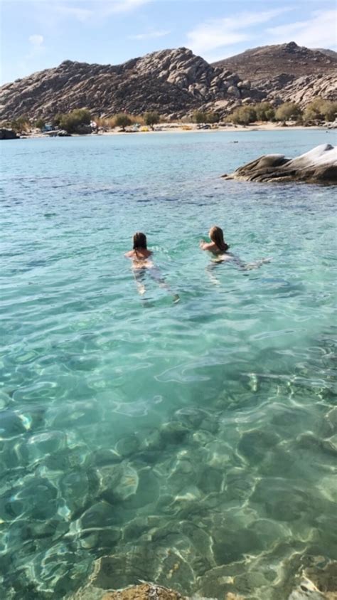 Skinny Dipping In Paros 😎 Kat Mccurdy Vsco