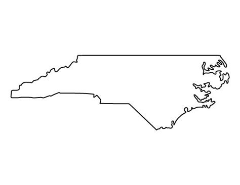 North Carolina Pattern Use The Printable Outline For Crafts Creating