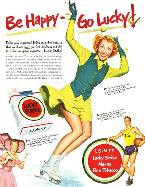 Be Happy Go Lucky The Appeal Of Vintage Lucky Strike