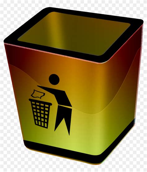 Recycle Bin Gold Recycle Bin Icon Gold Free Transparent Png Clipart