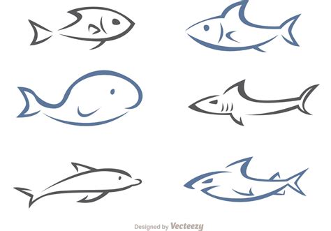 Target.com has been visited by 1m+ users in the past month Simple Linear Sea Animals Vector - Download Free Vector ...