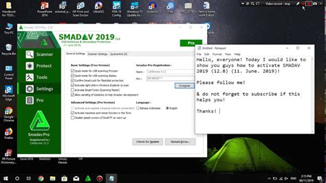 How To Activate Smadav 2019 Version 128 11 June 2019 Youtube