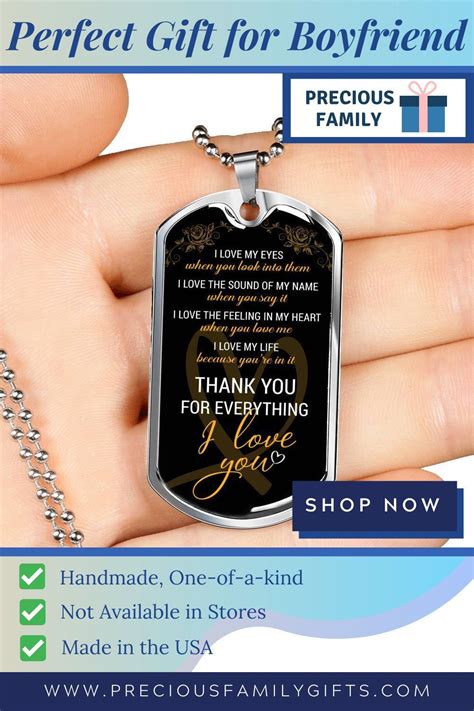 50 father's day gift ideas for the cool dad. Unique Gift For Boyfriend: To My Boyfriend Necklace ...