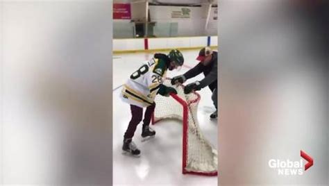 Humboldt Broncos’ Layne Matechuk Returns To The Ice For The First Time Since The Accident