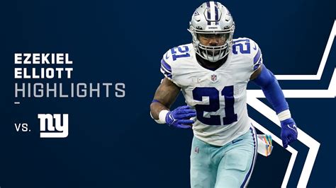 Ezekiel Elliotts Best Plays From 2 Td Game Nfl 2021 Highlights Win