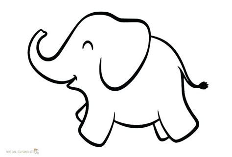 Dibujo De Elefante Pequeno Para Colorear Para Colorearcom Images