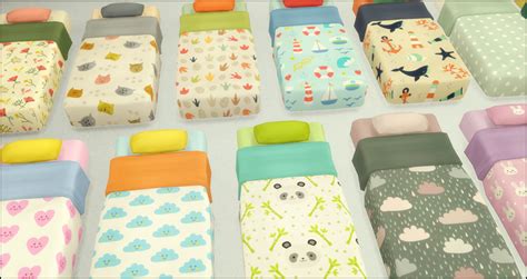 My Sims 4 Blog Toddler Mattress Recolors By Martine
