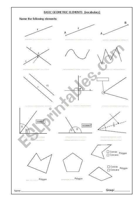 Hi all, i have collected a huge amount of line bisection data (paper version) and i am now looking for a matlab script (or other). English worksheets: Vocabulary basic elements of geometry