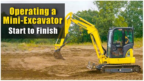 Mini Excavator Operator Training Video Big Step Training Continuing